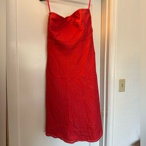 Strapless cotton jcrew dress